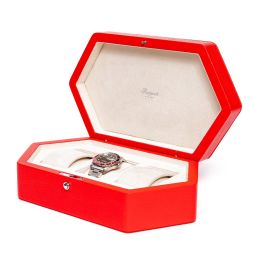 Portobello Boîte à montres rouge